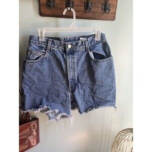 Vintage Gitano Shorts Women's 12 Blue Jeans 90's 80's High Waist Mom Denim Boho